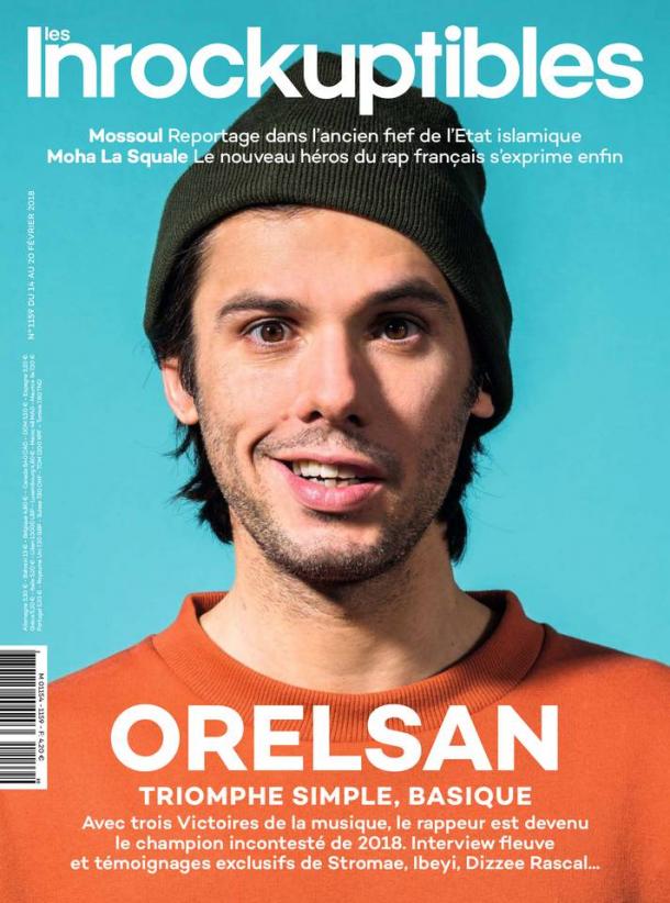 INROCKUPTIBLES | LES magazine side cover Issue 1159 14 February 2018