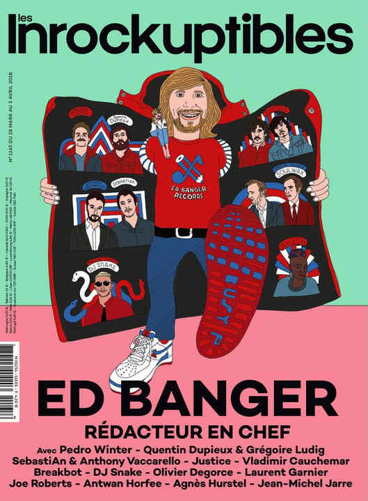 INROCKUPTIBLES | LES magazine side cover Issue 1165 28 March 2018