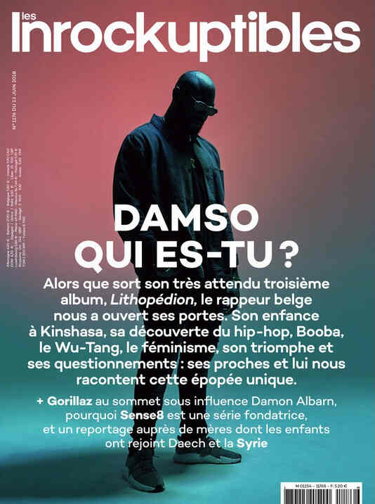 INROCKUPTIBLES | LES magazine side cover Issue 1176 12 June 2018