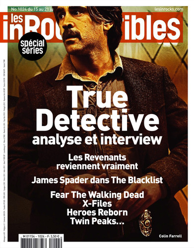 INROCKUPTIBLES | LES magazine side cover Issue 1024 15 July 2015