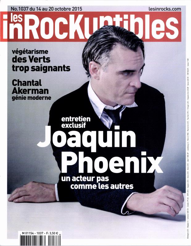 INROCKUPTIBLES | LES magazine side cover Issue 1037 14 October 2015