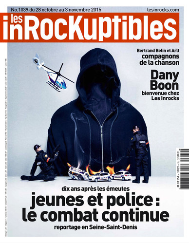 INROCKUPTIBLES | LES magazine side cover Issue 1039 28 October 2015