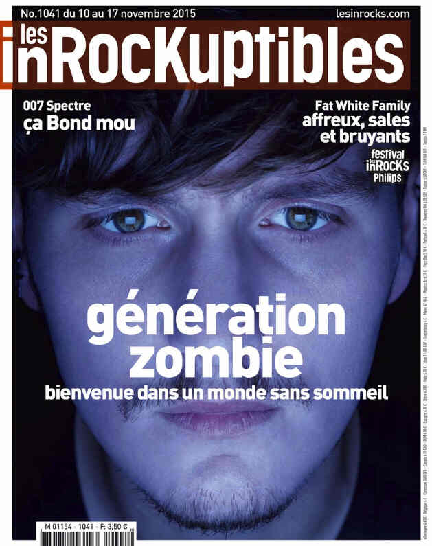 INROCKUPTIBLES | LES magazine side cover Issue 1041 10 November 2015