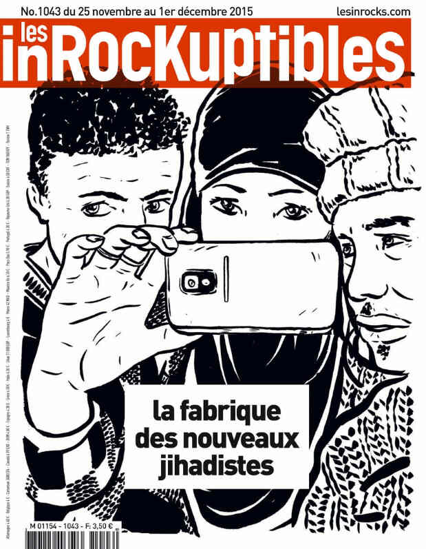 INROCKUPTIBLES | LES magazine side cover Issue 1043 25 November 2015