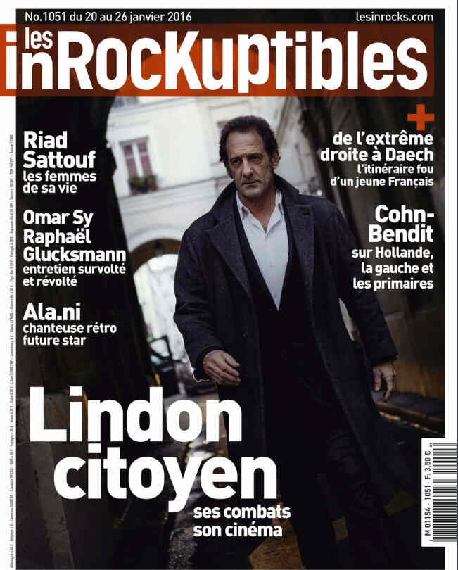 INROCKUPTIBLES | LES magazine side cover Issue 1051 20 January 2016