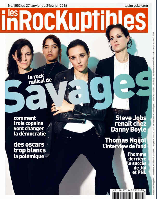 INROCKUPTIBLES | LES magazine side cover Issue 1052 27 January 2016