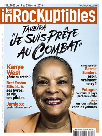 INROCKUPTIBLES | LES magazine side cover Issue 1055 17 February 2016