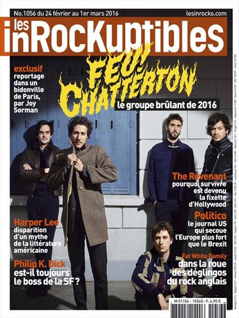 INROCKUPTIBLES | LES magazine side cover Issue 1056 24 February 2016