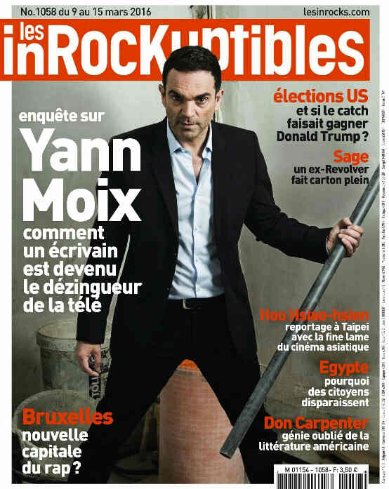 INROCKUPTIBLES | LES magazine side cover Issue 1058 9 March 2016