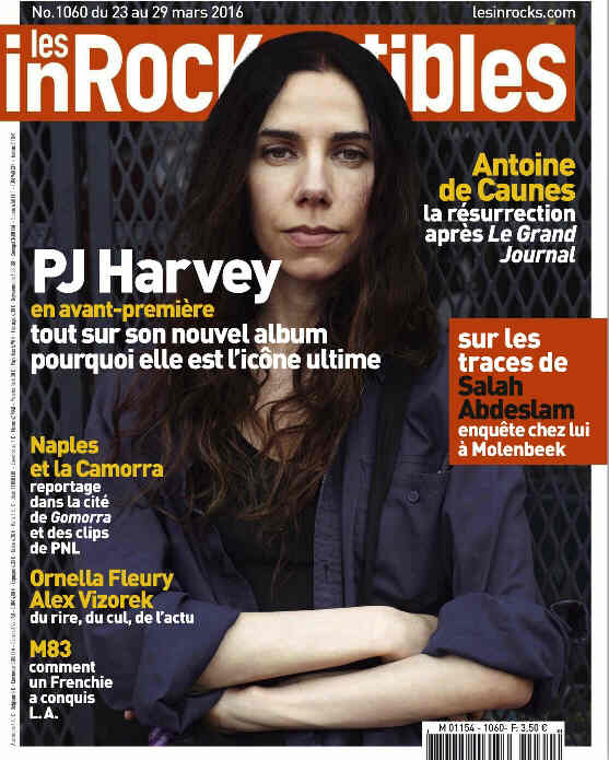 INROCKUPTIBLES | LES magazine side cover Issue 1060 23 March 2016