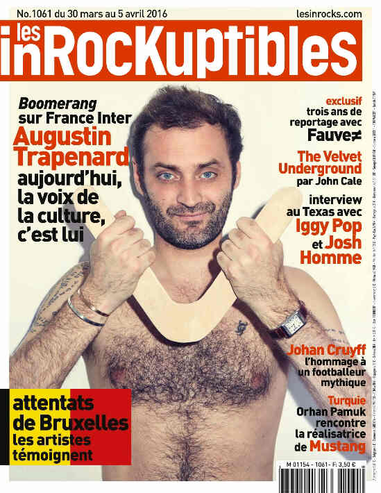 INROCKUPTIBLES | LES magazine side cover Issue 1061 30 March 2016