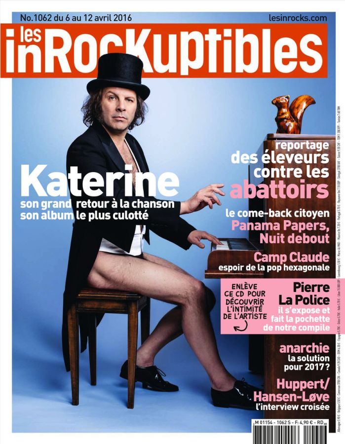 INROCKUPTIBLES | LES magazine side cover Issue 1062 6 April 2016