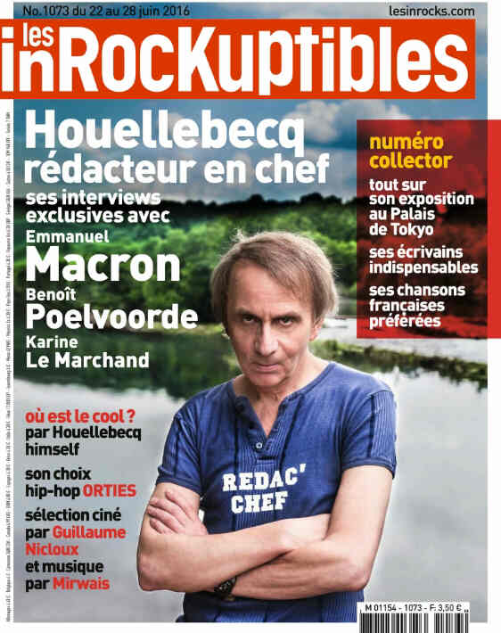 INROCKUPTIBLES | LES magazine side cover Issue 1073 22 June 2016