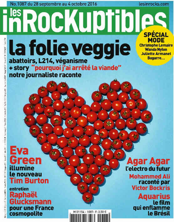 INROCKUPTIBLES | LES magazine side cover Issue 1087 28 September 2016