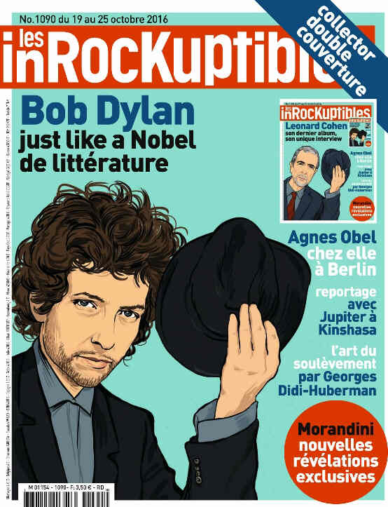 INROCKUPTIBLES | LES magazine side cover Issue 1090 19 October 2016