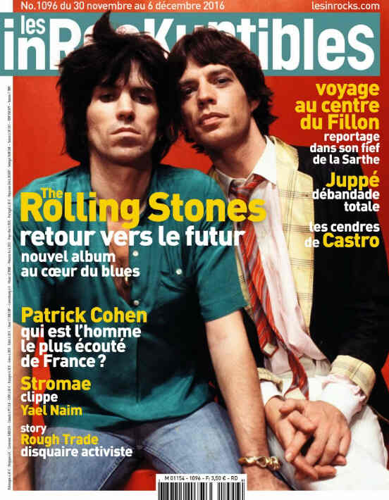 INROCKUPTIBLES | LES magazine side cover Issue 1096 30 November 2016