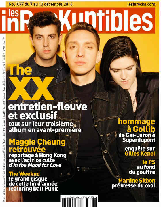 INROCKUPTIBLES | LES magazine side cover Issue 1097 7 December 2016