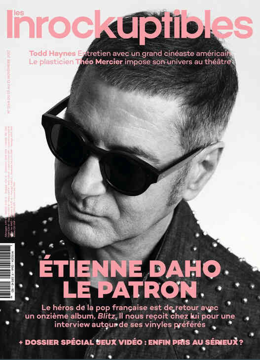 INROCKUPTIBLES | LES magazine side cover Issue 1146 15 November 2017