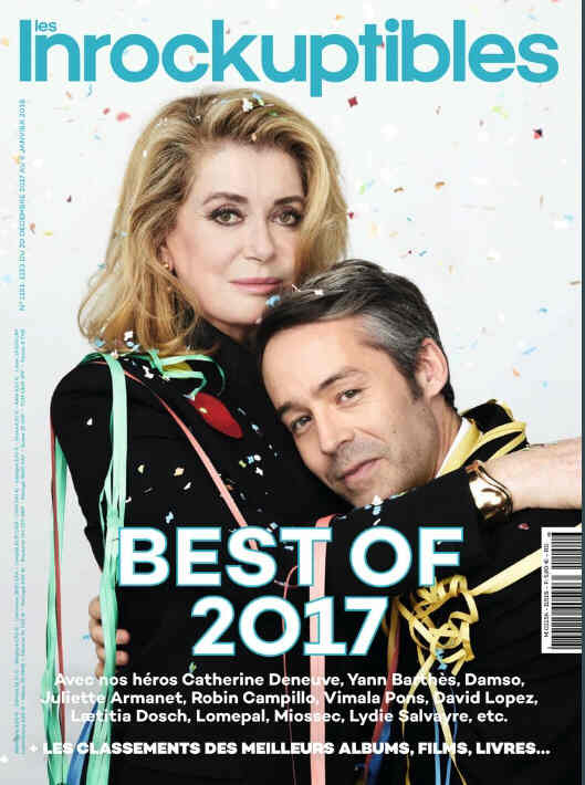 INROCKUPTIBLES | LES magazine side cover Issue 1151/52/53 20 December 2017