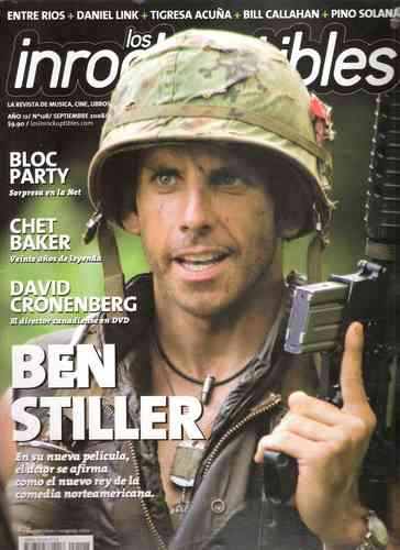 INROCKUPTIBLES | LOS magazine side cover Issue 128 September 2008