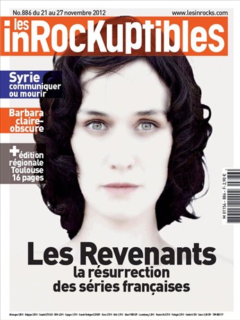 INROCKUPTIBLES | LES magazine side cover Issue 886 21 November 2012