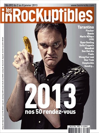 INROCKUPTIBLES | LES magazine side cover Issue 892 2 January 2013