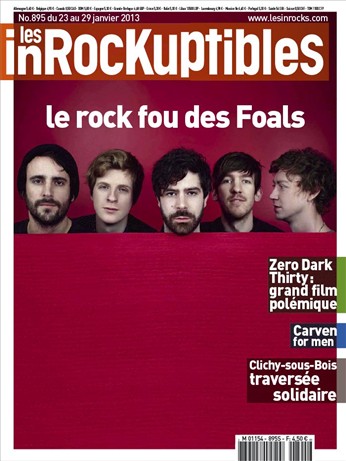 INROCKUPTIBLES | LES magazine side cover Issue 895 23 January 2013