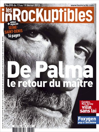 INROCKUPTIBLES | LES magazine side cover Issue 898 13 February 2013