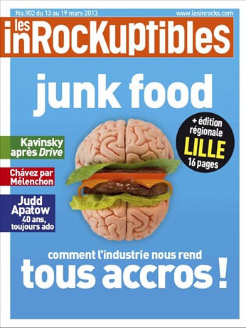 INROCKUPTIBLES | LES magazine side cover Issue 902 13 March 2013