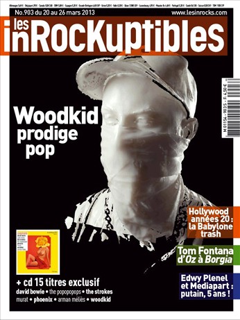 INROCKUPTIBLES | LES magazine side cover Issue 903 20 March 2013