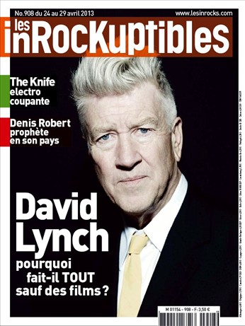 INROCKUPTIBLES | LES magazine side cover Issue 908 24 April 2013