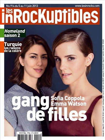 INROCKUPTIBLES | LES magazine side cover Issue 914 5 June 2013
