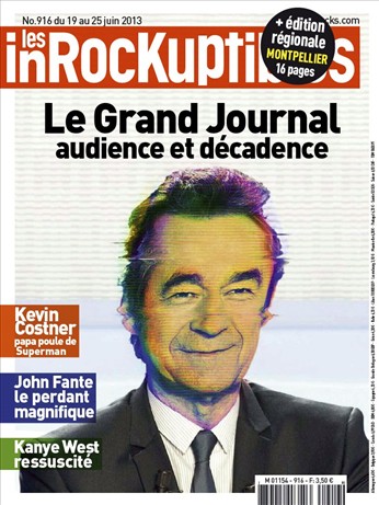 INROCKUPTIBLES | LES magazine side cover Issue 916 19 June 2013