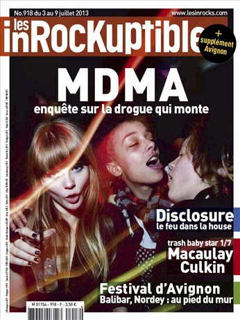 INROCKUPTIBLES | LES magazine side cover Issue 918 3 July 2013