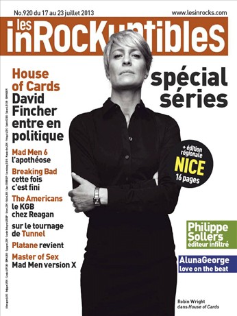 INROCKUPTIBLES | LES magazine side cover Issue 920 17 July 2013