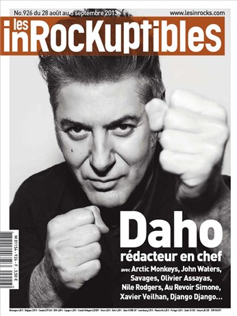 INROCKUPTIBLES | LES magazine side cover Issue 926 28 August 2013