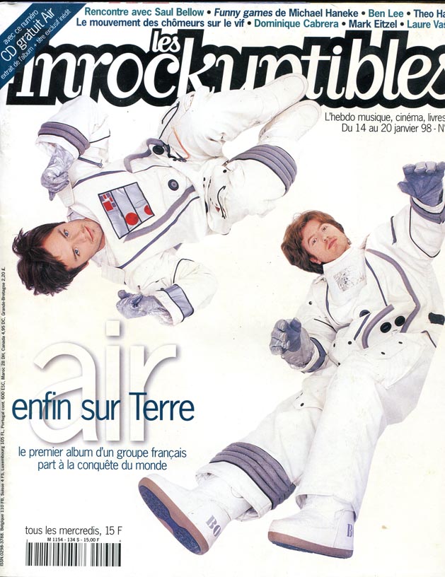 INROCKUPTIBLES | LES magazine side cover Issue 134 14 January 1998