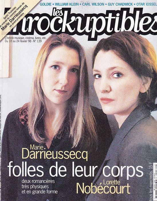 INROCKUPTIBLES | LES magazine side cover Issue 139 18 February 1998