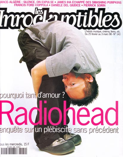 INROCKUPTIBLES | LES magazine side cover Issue 140 25 February 1998