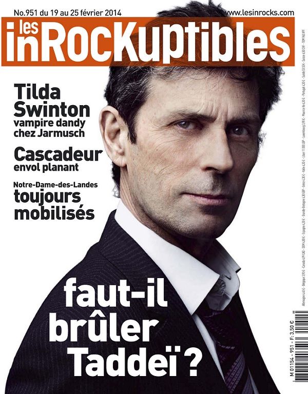 INROCKUPTIBLES | LES magazine side cover Issue 951 19 February 2014