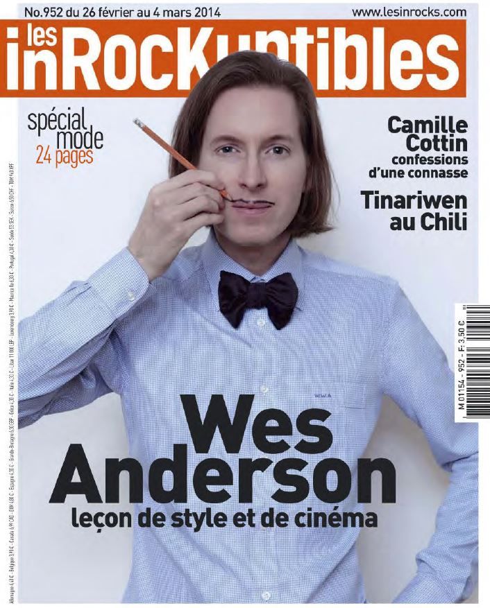 INROCKUPTIBLES | LES magazine side cover Issue 952 26 February 2014