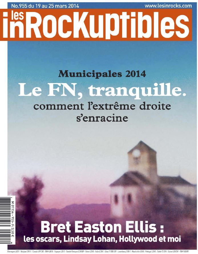 INROCKUPTIBLES | LES magazine side cover Issue 955 19 March 2014