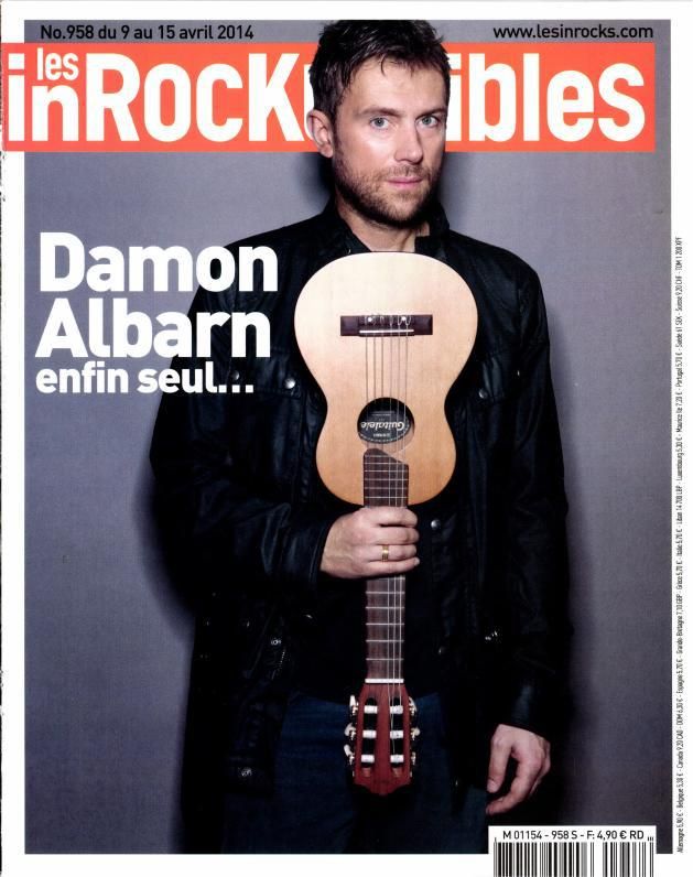 INROCKUPTIBLES | LES magazine side cover Issue 958 9 April 2014