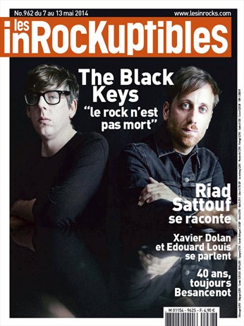 INROCKUPTIBLES | LES magazine side cover Issue 962 7 May 2014