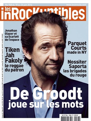 INROCKUPTIBLES | LES magazine side cover Issue 968 18 June 2014