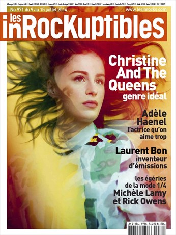 INROCKUPTIBLES | LES magazine side cover Issue 971 9 July 2014