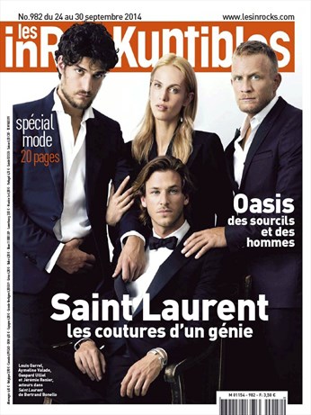 INROCKUPTIBLES | LES magazine side cover Issue 982 24 September 2014
