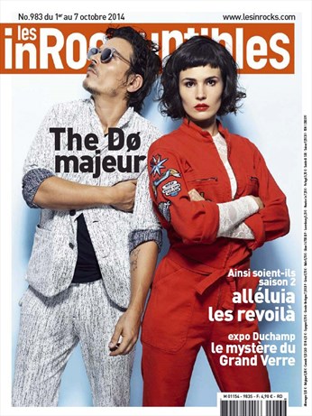 INROCKUPTIBLES | LES magazine side cover Issue 983 1 October 2014