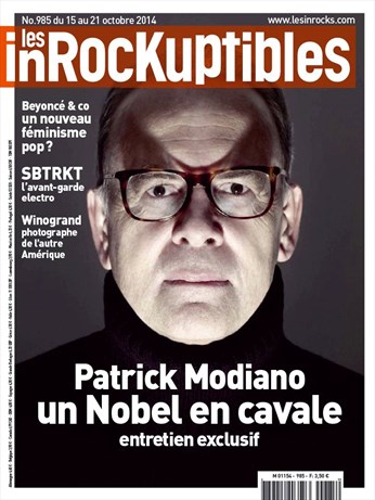 INROCKUPTIBLES | LES magazine side cover Issue 985 15 October 2014