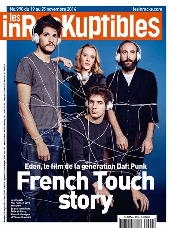 INROCKUPTIBLES | LES magazine side cover Issue 990 19 November 2014